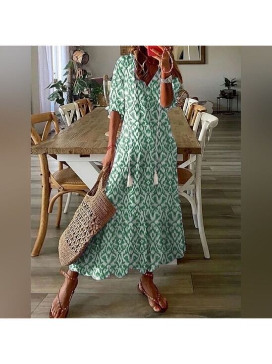 The Unbranded Brand Dresses & Skirts - New In Package- Effortless Boho Dress with Flattering Fit sz XL